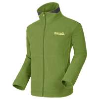 Makino犸凯奴男款户外防风开衫长袖保暖抓绒衣281(军绿色/XXXL)