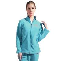 Makino犸凯奴女款长袖开衫抓绒衣282(天蓝色/S)