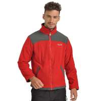 Makino犸凯奴男款保暖抓绒衣285(红色/XXL)