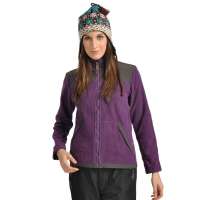 Makino犸凯奴女款保暖抓绒衣286(紫色/XL)