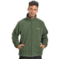 Makino犸凯奴男款抓绒衣291(绿色/M)