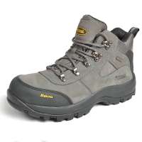 Makino犸凯奴户外男女款男款防水透气高帮登山鞋0323(灰色/40)