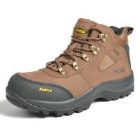 Makino犸凯奴户外男女款女款防水透气高帮登山鞋0323(棕色/36)