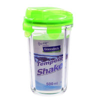 三光云彩Glasslock钢化玻璃运动水杯RC105(500ML)绿色