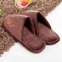 仙履蘭Sundayland喜庆龙凤情侣棉拖鞋男款SH001棕色43