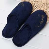 仙履蘭Sundayland喜庆龙凤情侣棉拖鞋男款SH001藏青41