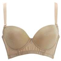 霞黛芳时尚光面定型薄模杯文胸金色(b70)3003