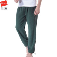 恒适 Hanes男摇粒绒可调节长裤纯色(XXL)MLM308-N.570.XXL