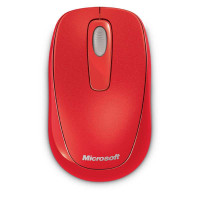 微软 Wireless Mobile Mouse 1000(胭脂红)