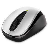 微软 无线便携鼠标3000v2 (金属灰)