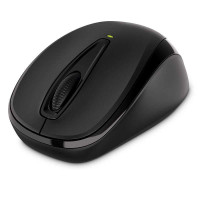 微软 无线便携鼠标3000v2 (钢琴黑)