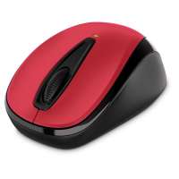 微软 无线便携鼠标3000v2 (草莓红)