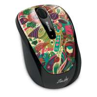 微软无线便携鼠标3500(扇舞翩翩)