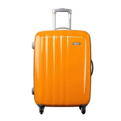 美旅箱包AMERICANTOURISTER坚韧时尚炫彩万向轮拉杆箱24寸橘色+箱套40T*96010