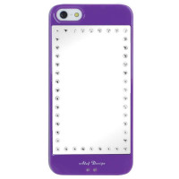 ALEF DESIGN 苹果5魔镜保护壳桃红