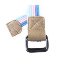 YEDY怡玳多彩缤纷休闲腰带男女通用皮带 A4597天蓝粉蓝白