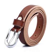 YEDY怡玳时尚女士腰带真皮针扣皮带 SA0101 咖色