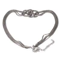 YEDY怡玳时尚时装腰带中国结女士腰链 SA5311 黑色