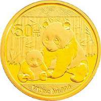 [中国金币]2012版熊猫金质纪念币(1/10盎司