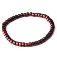 今上珠宝 大叶紫檀筒形手手链 3mm