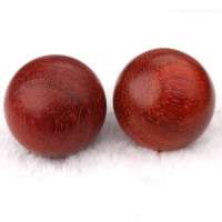 今上珠宝 缅甸小叶紫檀健身球 手玩