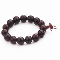 今上珠宝 大叶紫檀手链12mm