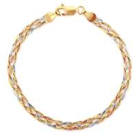 潮宏基正品 媚动 彩18K金手链