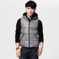 唐狮 男羽绒背心11141111347020405(银灰L)