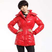 唐狮 女中长款羽绒服11142107430341604(大红M)