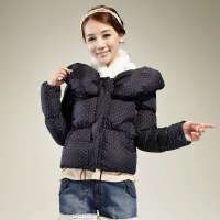 唐狮 女娃娃领羽绒服61242107400761505(藏青L)