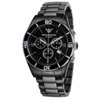阿玛尼Armani全酷黑陶瓷男表时装表 AR1421