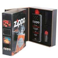 ZIPPO套装SCZH012 可配套小礼盒套装组合(油133ml*1+礼盒*1+火石*1)