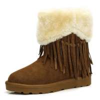 CAMEL 骆驼2012新款柔毛雪地靴81502600,驼色,38