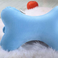 SAFF色坊 慢回弹记忆棉护颈枕 骨头枕 蓝