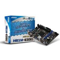 微星主板 H61M-E33/W8&G3