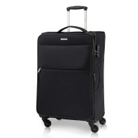 CONWOOD 2012新款TSA锁万向轮旅行箱 24寸-ct489-黑色