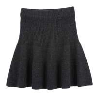 韩都衣舍韩国女装纯色高腰收腰半身裙HH1338深灰色  M