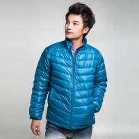 ECHOROBA户外时尚男羽绒夹克L4-JK9205蓝色105(XL)