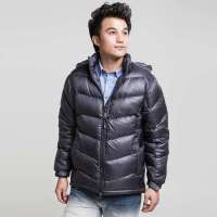 ECHOROBA户外时尚男羽绒夹克L4-JE4473碳灰105(XL)