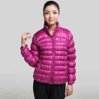 ECHOROBA户外时尚女羽绒夹克L4-JE4474紫红95(M)