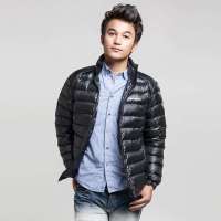 ECHOROBA户外时尚男羽绒夹克L4-JE4475黑色105(XL)