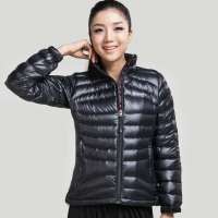 ECHOROBA户外时尚女羽绒夹克L4-JE4476黑色90(S)