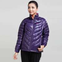 ECHOROBA户外时尚女羽绒夹克L4-JK9308深紫90(S)