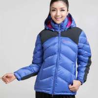 ECHOROBA户外时尚女羽绒夹克L4-JE4472靛蓝100(L)