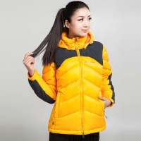 ECHOROBA户外时尚女羽绒夹克L4-JE4472深黄95(M)