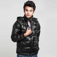 ECHOROBA户外时尚男羽绒夹克L4-JE4479黑色100(L)
