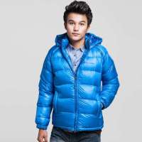 ECHOROBA户外时尚男羽绒夹克L4-JE4479蓝色100(L)