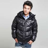 ECHOROBA户外时尚男羽绒夹克L4-JK9409黑色95(M)