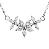 阿菲娜AFFINER 恋恋两生花 项链