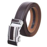 ELLE HOMME男士商务款自动扣皮带E047510203啡色